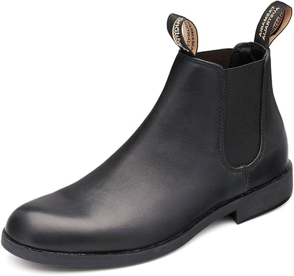 BLUNDSTONE DRESS BOOT ELASTIC SIDED BOOTS BLACK - SIZE: MEN 11 (AU/UK M10) - Like New