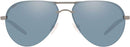 Costa Del Mar Helo 580P Pilot Sunglasses OSGP 06S6006 - GRAY/MATTE SILVER - Like New