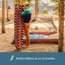 KLYMIT STATIC V LIGHTWEIGHT INFLATABLE SLEEPING PAD - ORANGE - Like New
