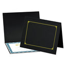 UNIVERSAL 8 IN. X 10 IN. A4 CERTIFICATE/DOCUMENT COVER (6/PACK) UNV76895 - BLACK - Brand New