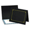 UNIVERSAL 8 IN. X 10 IN. A4 CERTIFICATE/DOCUMENT COVER (6/PACK) UNV76895 - BLACK - Brand New