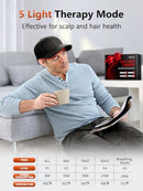 RELEXNOW Red Light Therapy Cap for Hair Growth, Infrared Red Light Therapy Hat - Brand New