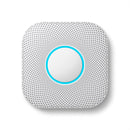 Google Nest Protect Smoke Alarm Smoke Detector Battery Operated White - Like New