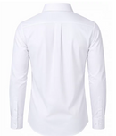 JAMES TAILORMEN' SLIM FIT LONG SLEEVE STRETCH DRESS SHIRT SIZE: MEN 2XL - WHITE - Brand New