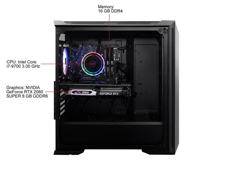 For Parts: MSI AEGIS RS-002US Desktop i7-9700 16GB 1TB SSD - Black - MOTHERBOARD DEFECTIVE