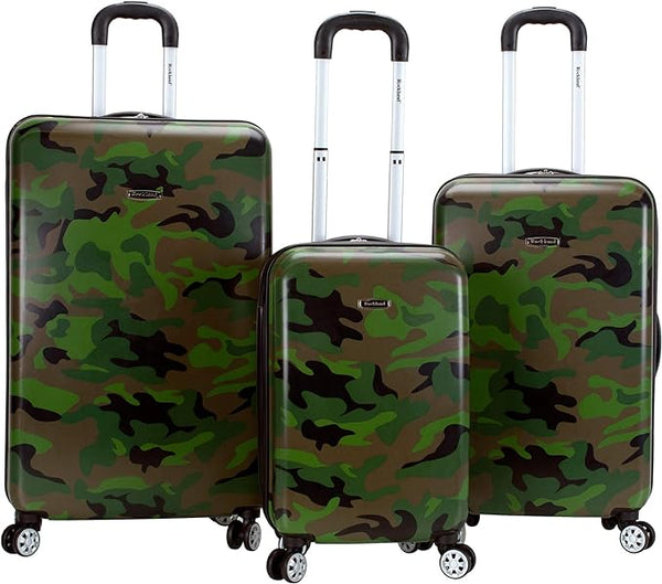 Rockland Safari Hardside Spinner Wheel Luggage 3-Piece - Scratch & Dent