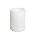 EZIGARDEN WATERPROOF LED PILLAR CANDLE OUTDOOR FLAMELESS FLICKERING WHITE - Like New