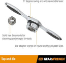 GEARWRENCH 114 PIECE LARGE COMBINATION TAP AND DIE SET - BLACK - Like New
