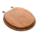 Comfort Seats C3B2R220BN Toilet Seat Round Rattan Bamboo - Brand New