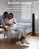 VEOHAUT Tower Fan 48'' Oscillating Fan with Remote - Black - Brand New
