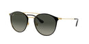 RAY BAN RAY-BAN SUNGLASSES RB 3546 187/ 71 ROUND GLASSES - DARK GRAY - Like New