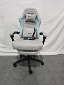 DARKECHO GAMING CHAIR FABRIC POCKET SPRING CUSHION - GRAY/BLUE - Like New