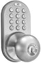 MILOCKS DKK-02SN INDOOR ELECTRONIC TOUCHPAD KEYLESS ENTRY DOOR LOCK - NICKEL - Like New