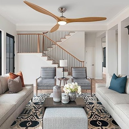 IHomeAdore CF315BS 72 Inch Large Ceiling Fan - Timber Gray - Like New