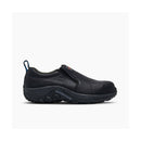 MERRELL MENS JUNGLE MOC LEATHER SLIP RESISTANT - SIZE: MEN 13W - BLACK - Like New