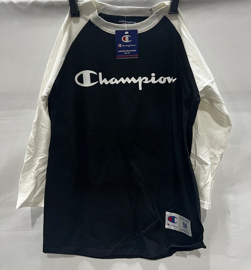 T137 Hanes Champion Raglan Sleeve Baseball T-Shirt New