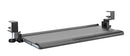 KANTEK DESK CLAMP TILTING KEYBOARD TRAY 5 TILT ANGLES SLIDES UNDER DESK - BLACK - Like New