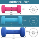 PONE FIRST Neoprene Coated Dumbbell Free Hand Weight Set with Rack 20Lb - Brand New
