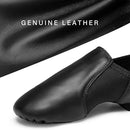 Stelle Jazz Shoes for Girls and Boys Slip-On Leather Dance Shoes SJ05 - BLACK - Like New