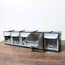 SHUTER Plastic Parts Organizer Storage Container System Black FO-605-BK - Brand New