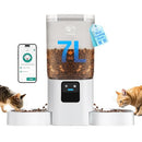 FRIENHUND AUTOMATIC CAT FEEDER WITH SLOW FEED, DUAL AUTOMATIC DOG FEEDE - Like New