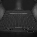 FH GROUP UNIVERSAL FIT TRIMMABLE RUBBER CAR CARGO MATS ALL WEATHER TRUNK LINER - Like New