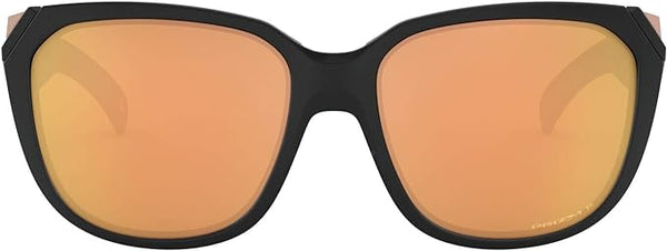 OAKLEY Rev up Women's Sunglasses OO9432 - Prizm Rose Gold Polarized/MATTE BLACK Like New