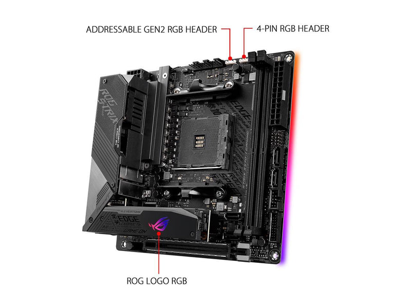 ASUS ROG Strix X570-I Gaming, X570 Mini-ITX Gaming Motherboard, AMD Ryzen
