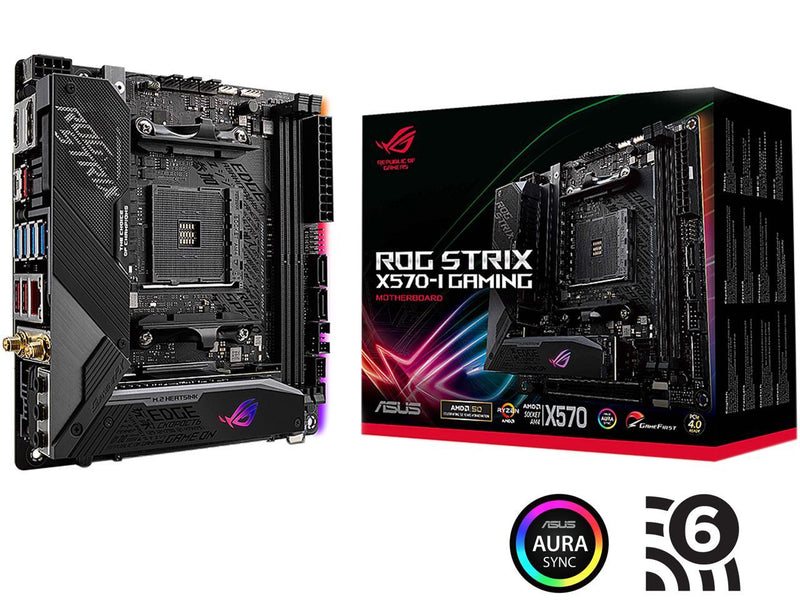 ASUS ROG Strix X570-I Gaming, X570 Mini-ITX Gaming Motherboard, AMD Ryzen