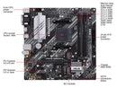 ASUS Prime B550M-A/CSM AMD AM4 (3rd Gen Ryzen) microATX Commercial Motherboard