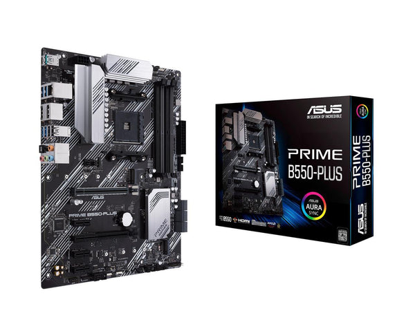 ASUS Prime B550-PLUS AMD AM4 Zen 3 Ryzen 5000 & 3rd Gen Ryzen ATX Motherboard