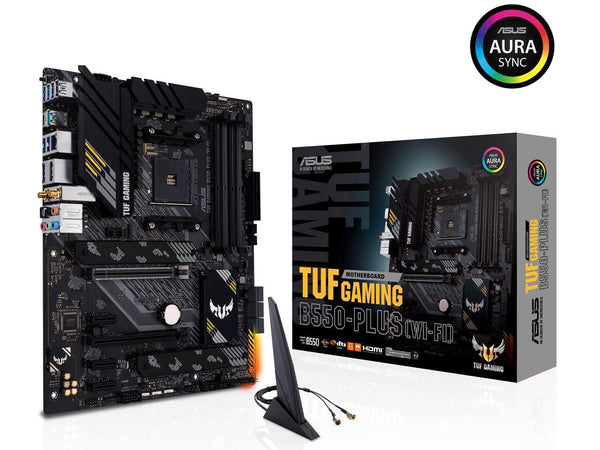 ASUS TUF GAMING B550-PLUS (WI-FI) AM4 AMD B550 SATA 6Gb/s ATX AMD Motherboard