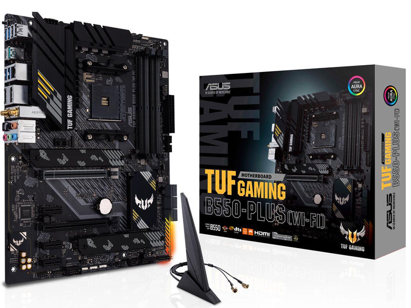 ASUS TUF GAMING B550-PLUS (WI-FI) AM4 AMD B550 SATA 6Gb/s ATX AMD Motherboard