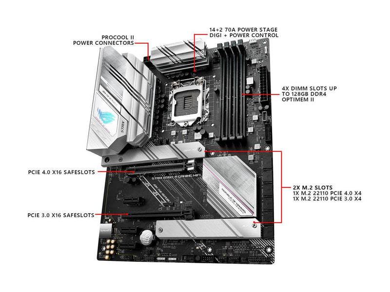 ASUS ROG Strix B560-A Gaming WiFi LGA 1200 (Intel 11th/10th