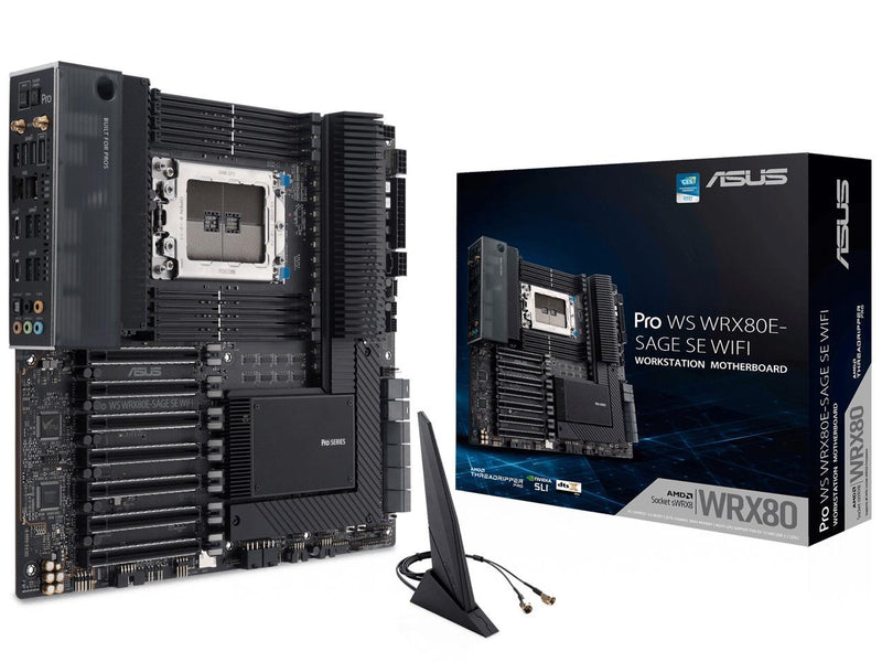 ASUS Pro WS WRX80E-SAGE SE WIFI AMD Threadripper Pro EATX workstation