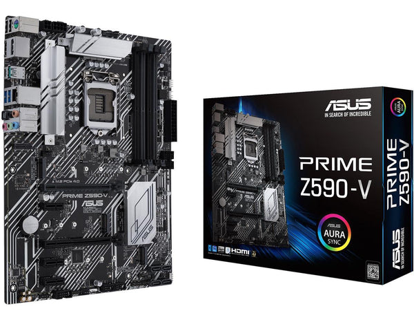 ASUS Prime Z590-V LGA 1200 (Intel® 11th/10th Gen) ATX Motherboard (PCIe