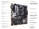 ASUS Prime B550M-A AC AMD AM4 (3rd Gen Ryzen) Micro ATX Motherboard (PCIe