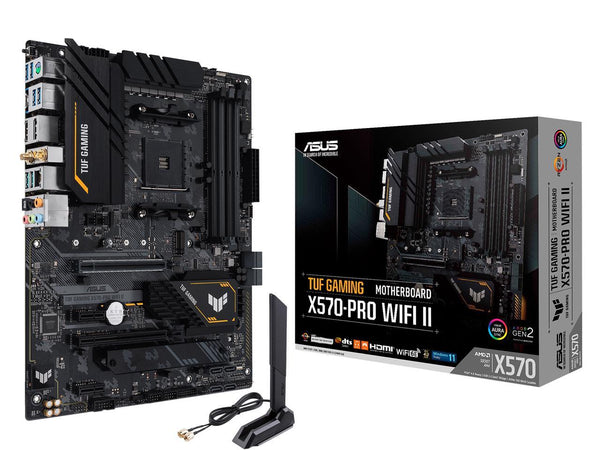 ASUS TUF GAMING X570-PRO WIFI II AM4 AMD X570 SATA 6Gb/s USB 3.0 HDMI ATX AMD