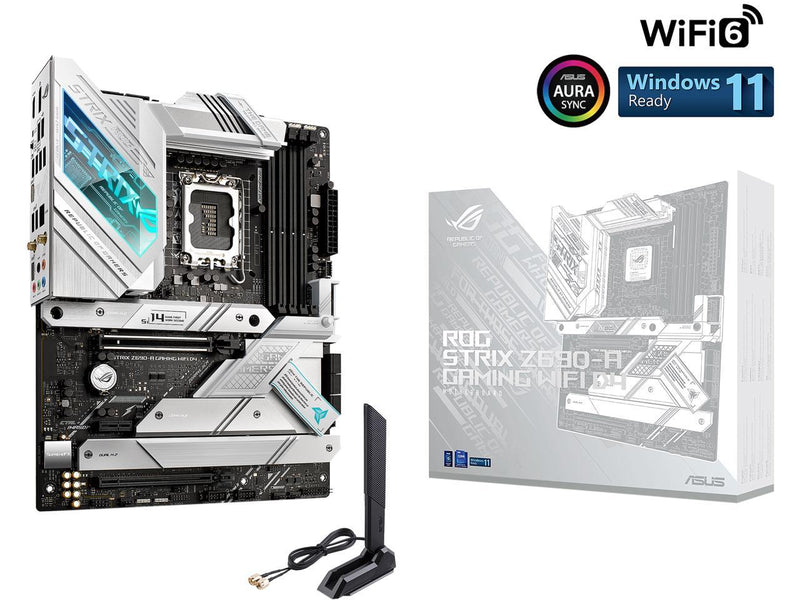 ASUS ROG Strix Z690-A Gaming WiFi D4 LGA 1700(Intel® 12th&13th Gen) ATX gaming
