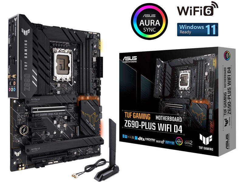 ASUS TUF Gaming Z690-Plus WiFi D4 LGA1700(Intel 12th Gen) ATX