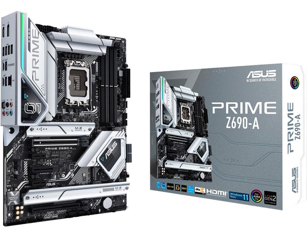 ASUS Prime Z690-A LGA 1700(Intel 12th) ATX Motherboard (16+1 DrMOS,PCIe