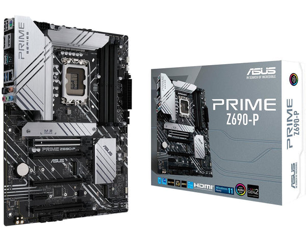 ASUS Prime Z690-P LGA 1700 (Intel 12th Gen) ATX Motherboard (PCIe 5.0