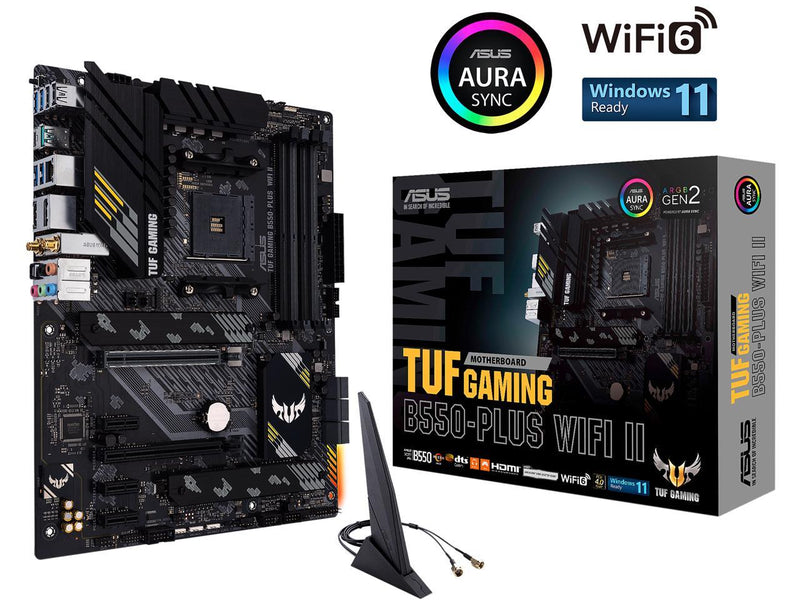 ASUS TUF Gaming B550-PLUS WiFi II AMD AM4 (3rd Gen Ryzen) ATX Gaming