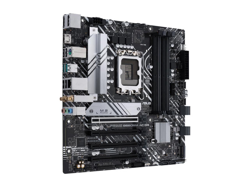 ASUS Prime B660M-A AC D4 LGA 1700(Intel 12th Gen) mATX Motherboard (PCIe