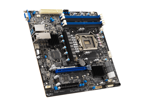 Intel® Xeon® E-2300 LGA 1200 Micro-ATX server motherboard with four DIMM and one