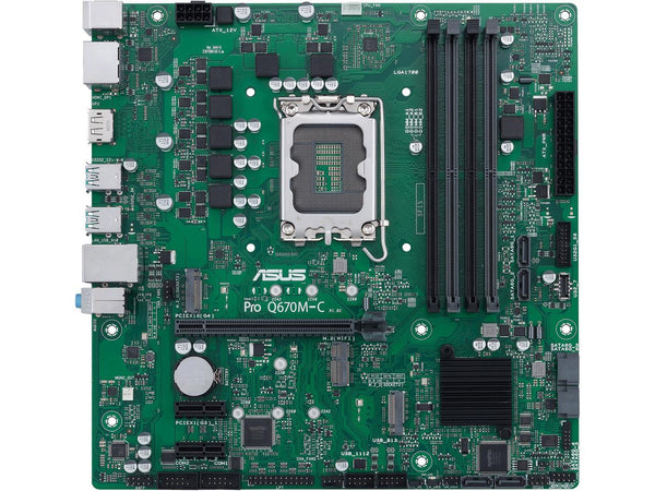 ASUS Pro Q670M-C-CSM LGA 1700 (Intel 12th Gen & Intel vPro) mATX Motherboard