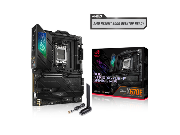 ASUS ROG STRIX X670E-F GAMING WIFI AMD X670 AM5 Ryzen Desktop 9000 8000 & 7000