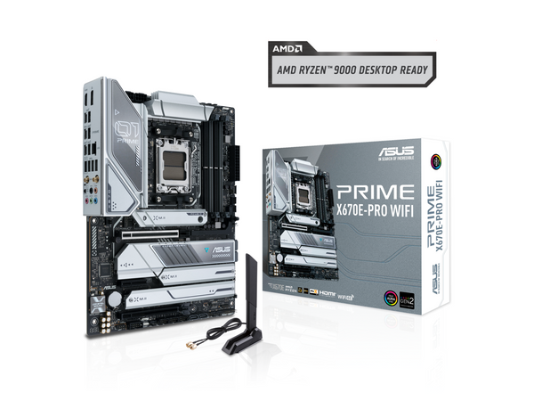 ASUS PRIME X670E-PRO WIFI AMD X670 AM5 Ryzen Desktop 9000 8000 & 7000 ATX