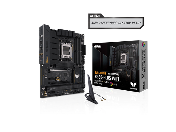 ASUS TUF GAMING B650-PLUS WIFI AMD B650 AM5 Ryzen™ Desktop 9000 8000 and 7000