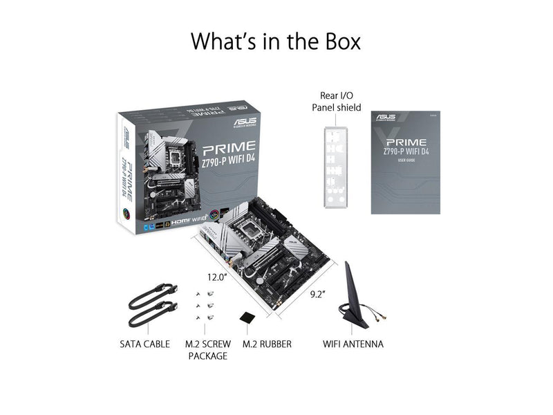 ASUS Prime Z790-P WiFi D4 LGA 1700(Intel 14th & 13th & 12th Gen) ATX motherboard